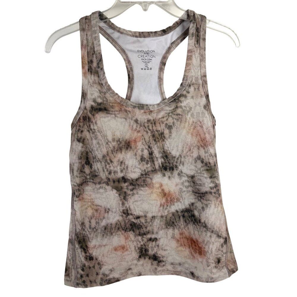 Evolution & Creation Women's Athletic Yoga Workout Top Racerback Size S
